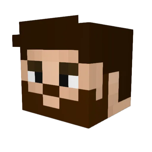 rafaasilvaa31 Minecraft avatar head, 3D render