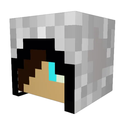 rafael931 Minecraft avatar head, 3D render