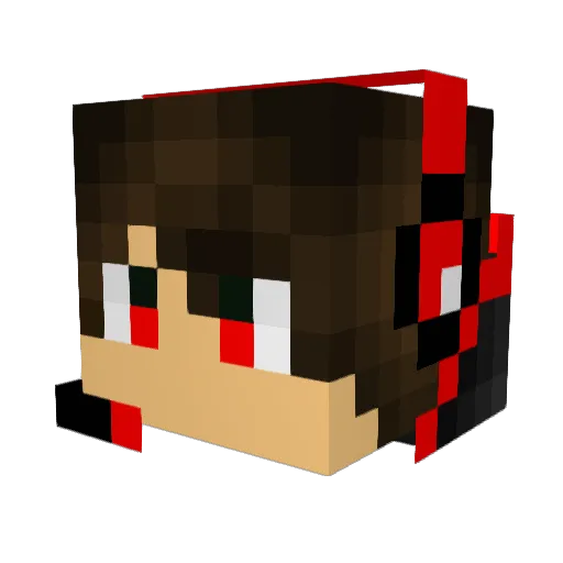 rafaelhossa Minecraft avatar head, 3D render