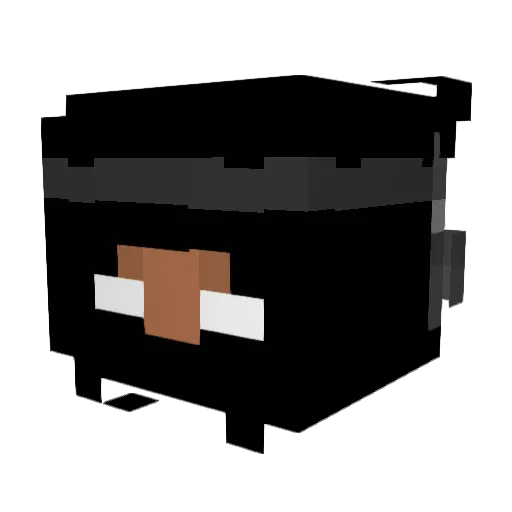 rafaeubaguncinha Minecraft avatar head, 3D render
