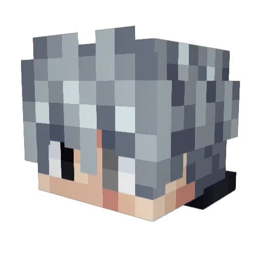 rafal724 Minecraft avatar head, 3D render