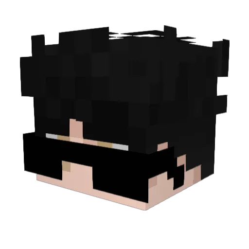 rafaxd__ Minecraft avatar head, 3D render