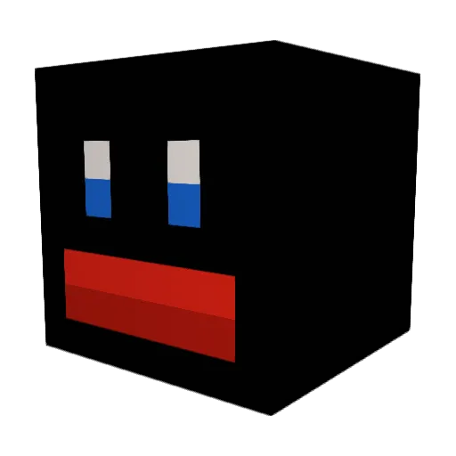 rafeage Minecraft avatar head, 3D render