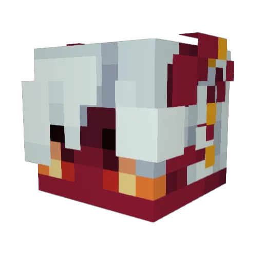 rafester12 Minecraft avatar head, 3D render