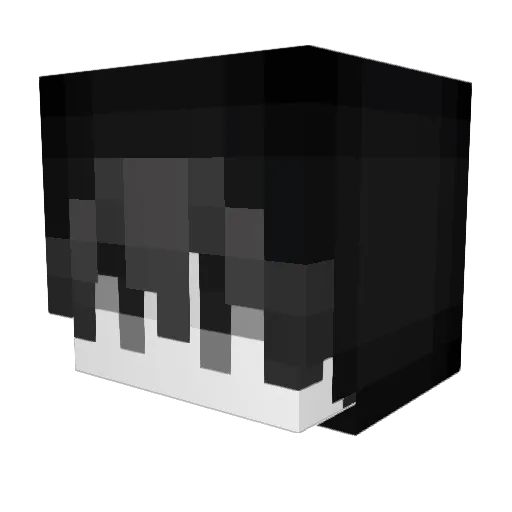 rafesy Minecraft avatar head, 3D render