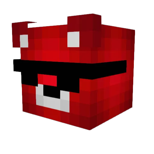 raffa_j Minecraft avatar head, 3D render
