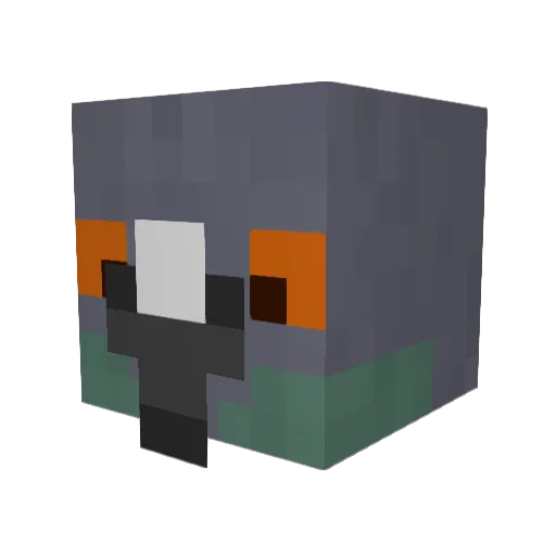 rafiiiii26 Minecraft avatar head, 3D render