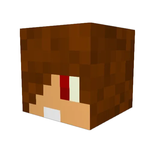 rafoun29 Minecraft avatar head, 3D render