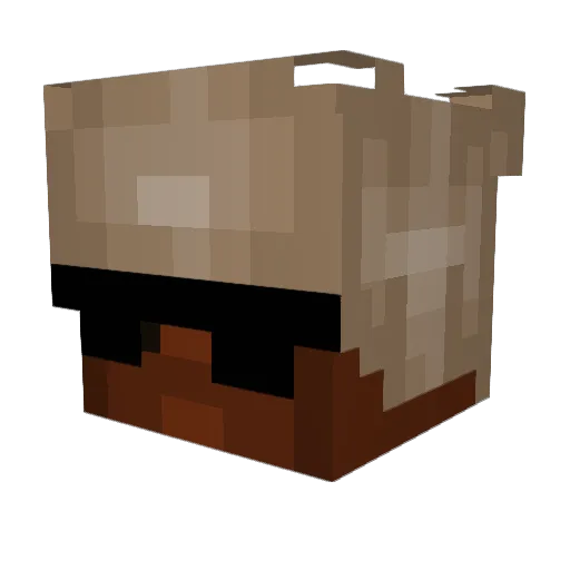 rafumikeean Minecraft avatar head, 3D render