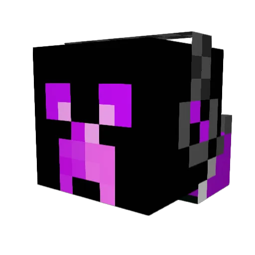 rafzar Minecraft avatar head, 3D render