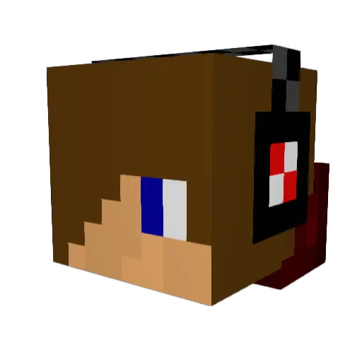 rage5030 Minecraft avatar head, 3D render