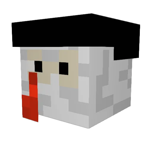 rager005 Minecraft avatar head, 3D render