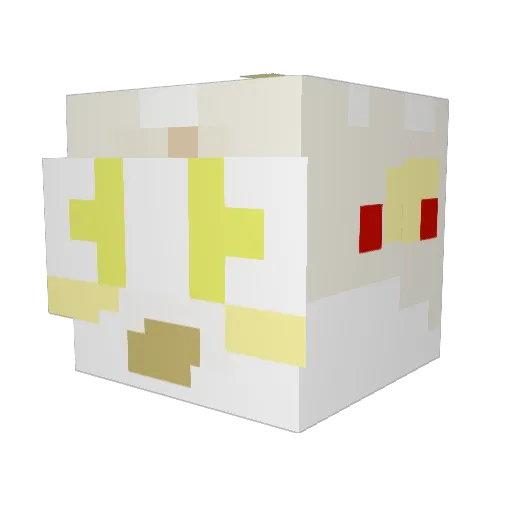 raggarkungen75 Minecraft avatar head, 3D render