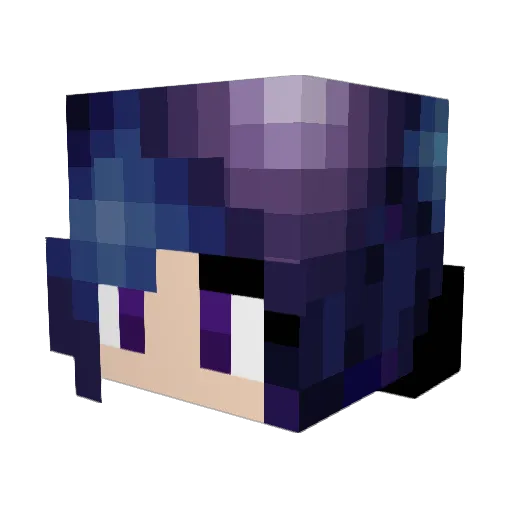 raggymax Minecraft avatar head, 3D render