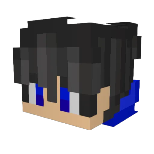ragon_nch Minecraft avatar head, 3D render