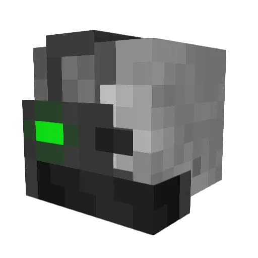 ragoose Minecraft avatar head, 3D render