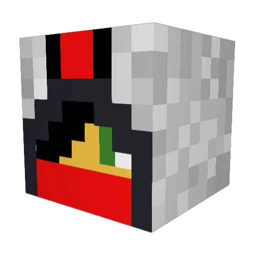 ragun210 Minecraft avatar head, 3D render