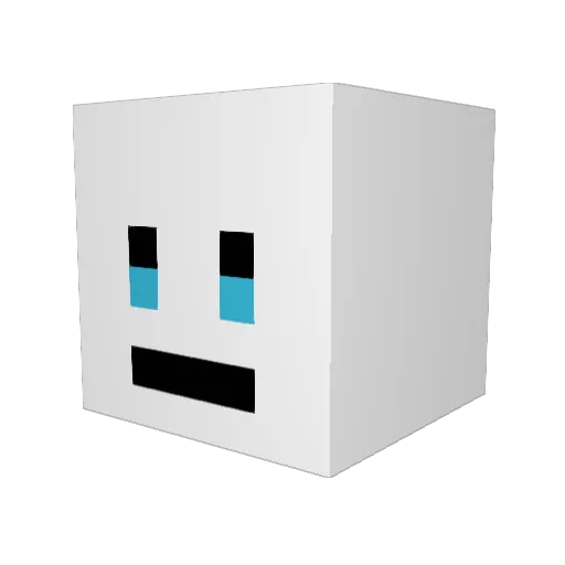 rah Minecraft avatar head, 3D render