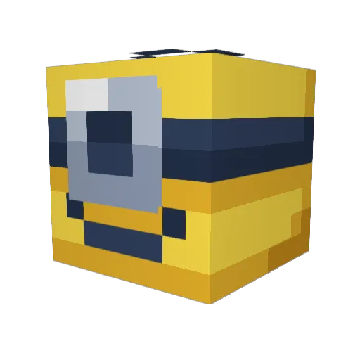 rahan83 Minecraft avatar head, 3D render