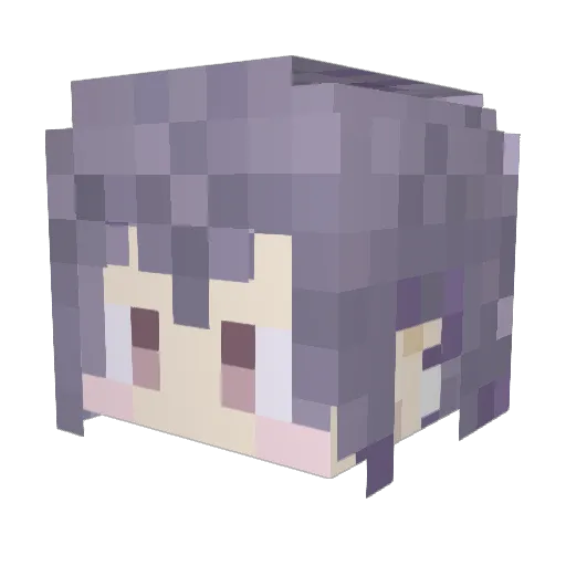 rahxe4 Minecraft avatar head, 3D render