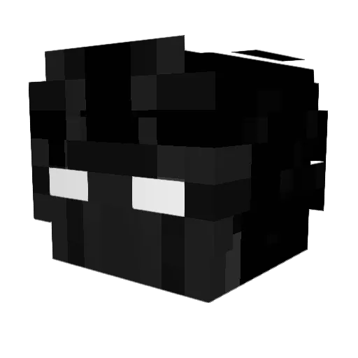 rai8_op Minecraft avatar head, 3D render