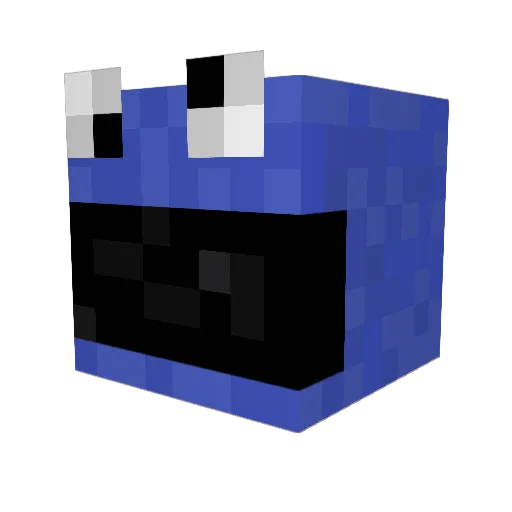raicomm Minecraft avatar head, 3D render