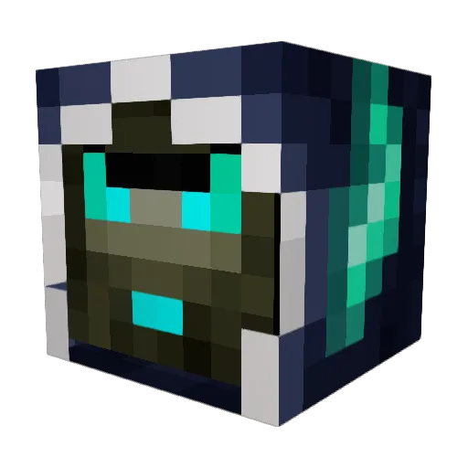 raidervill15 Minecraft avatar head, 3D render