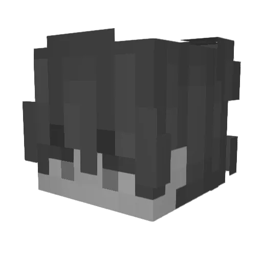 raidonnn Minecraft avatar head, 3D render
