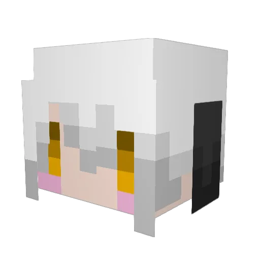 raika4018 Minecraft avatar head, 3D render