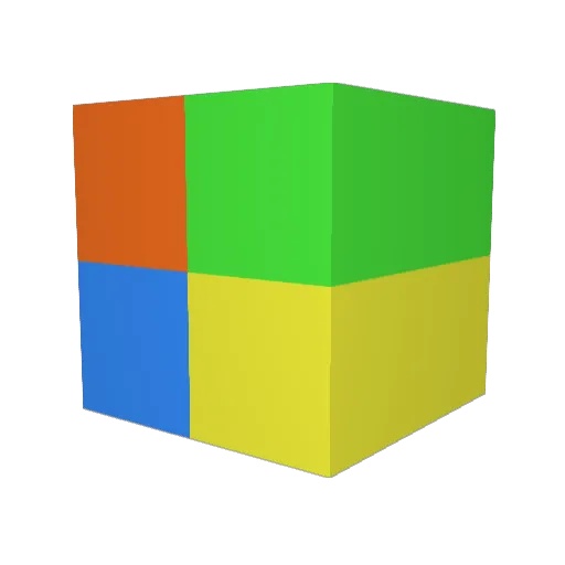 railedAgent Minecraft avatar head, 3D render