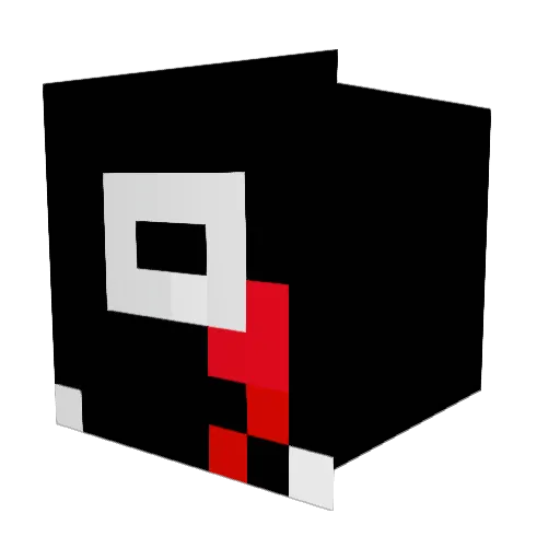 railgunman08 Minecraft avatar head, 3D render