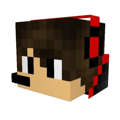 raimont Minecraft avatar head, 3D render