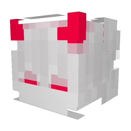 rain0624 Minecraft avatar head, 3D render