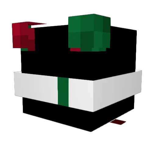 rainbowCow56 Minecraft avatar head, 3D render