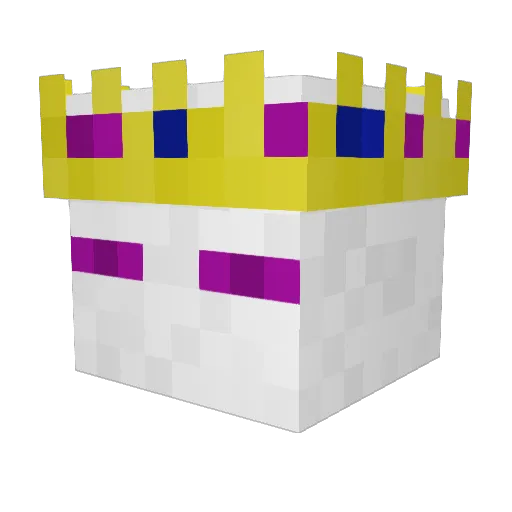 rainbowcat666 Minecraft avatar head, 3D render