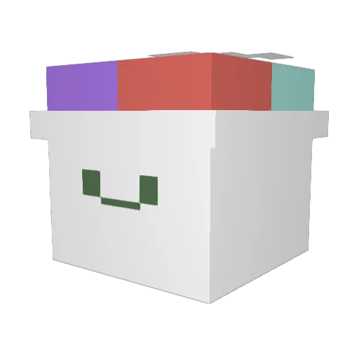 raincamon Minecraft avatar head, 3D render