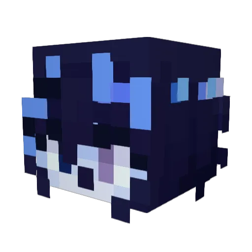 raincandy_uuu Minecraft avatar head, 3D render