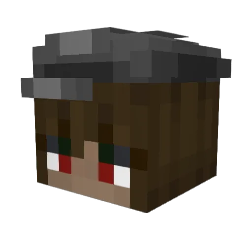 rainedrop53 Minecraft avatar head, 3D render