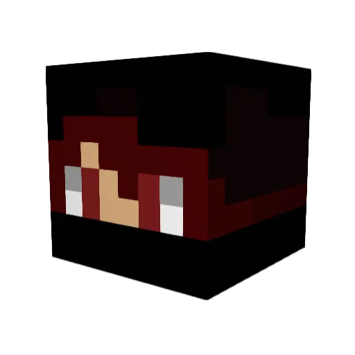 raineko0815 Minecraft avatar head, 3D render