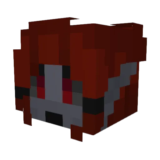 rainingJune42 Minecraft avatar head, 3D render