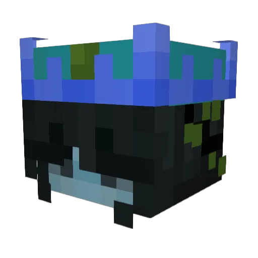 rainlly Minecraft avatar head, 3D render