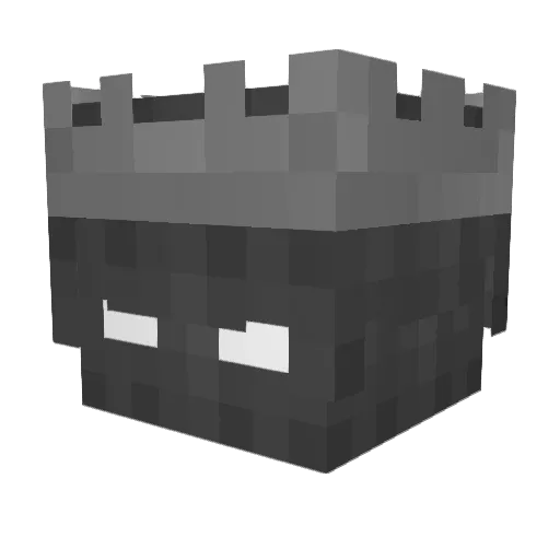 rainvvz Minecraft avatar head, 3D render