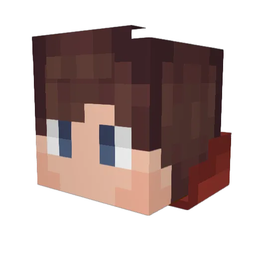 rainynumbouno Minecraft avatar head, 3D render