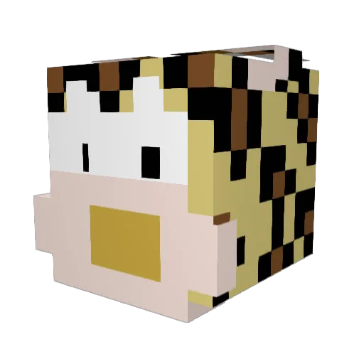 raiyamanassa Minecraft avatar head, 3D render