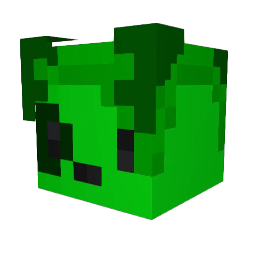 raizono Minecraft avatar head, 3D render