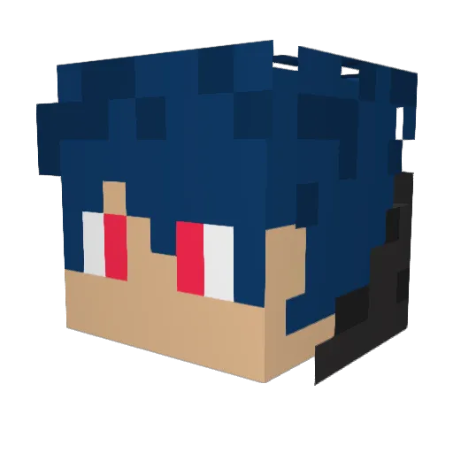 raizor28 Minecraft avatar head, 3D render
