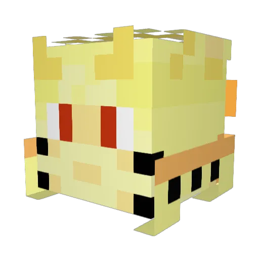 rajab11 Minecraft avatar head, 3D render