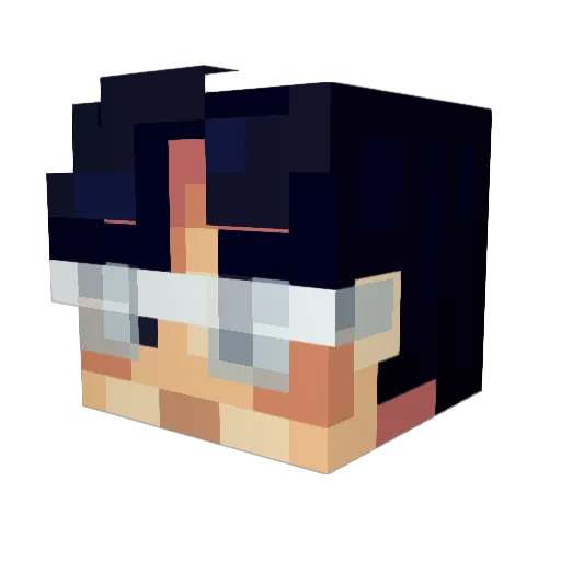 rakan2054 Minecraft avatar head, 3D render