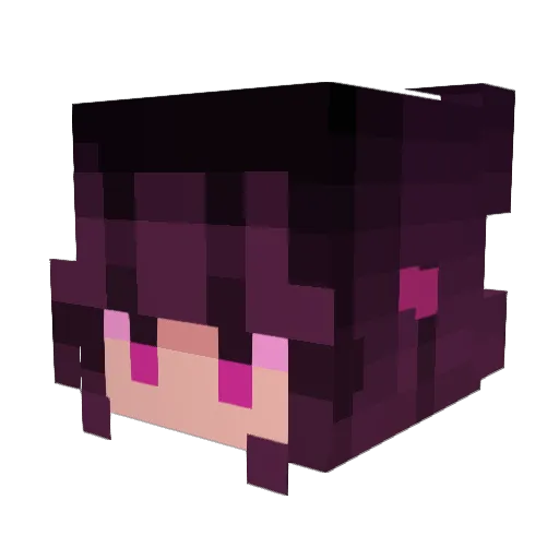 rakito7777777 Minecraft avatar head, 3D render
