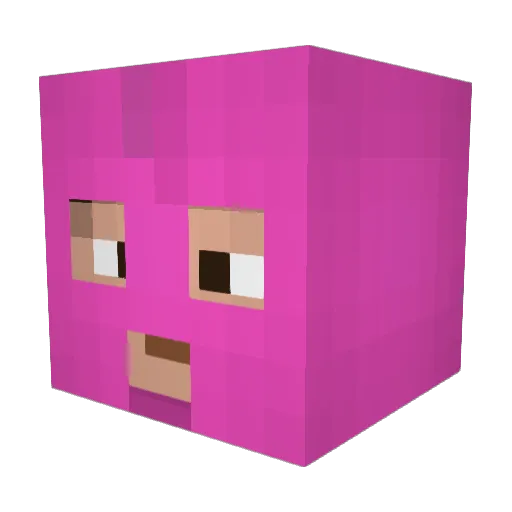 rakjongpal Minecraft avatar head, 3D render